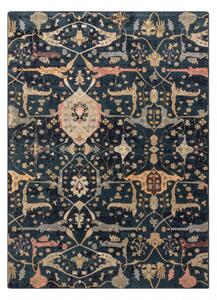 Kusový koberec vlněný Dywilan Polonia Persej Navy modrý Rozměr: 170x235 cm