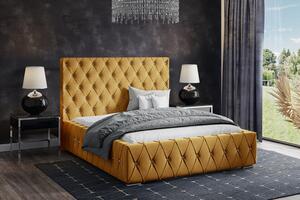 Postel MODEL 06 120x200 hořčicová - MAGIC VELVET 2212