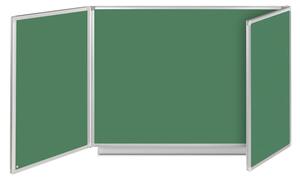 Rozevírací zelená tabule pro popis křídou, 240x90 cm