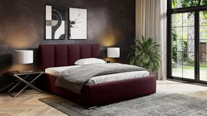 Postel MODEL 08 160x200 bordó - MAGIC VELVET 2229