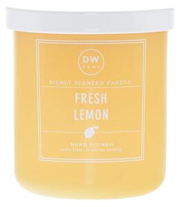 DW HOME Fresh Lemon Vonná svíčka ve skle, 247 g