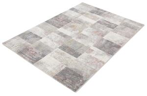 Moderní kusový koberec Ragolle Argentum 63440 4747 šedý krémový Rozměr: 80x150 cm