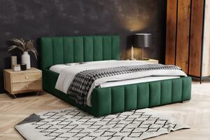 Postel MODEL 10 120x200 zelená - MAGIC VELVET 2225