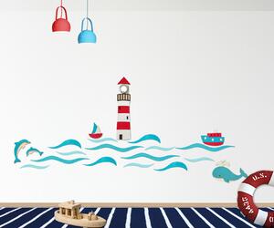 Sada Maják na moři - dekorace na zeď