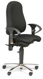 TOPSTAR Zdravotní balanční kancelářská židle EXETER, černá