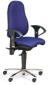 TOPSTAR Zdravotní balanční kancelářská židle EXETER, modrá