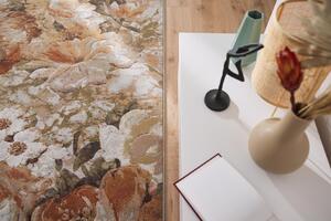 Moderní kusový koberec Ragolle Argentum 63377 9248 Květy béžový Rozměr: 160x230 cm