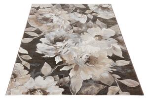 Moderní kusový koberec Ragolle Argentum 63421 3243 Květy béžový hnědý Rozměr: 160x230 cm