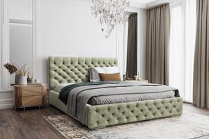 Postel MODEL 02 120x200 světlezelená - MAGIC VELVET 2243