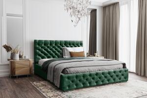 Postel MODEL 02 120x200 zelená - MAGIC VELVET 2225