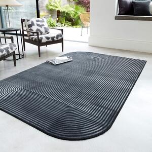 Tribeca Design Kusový koberec Zoom Shape Black Navy Rozměry: 200x290 cm
