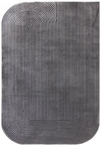 Tribeca Design Kusový koberec Zoom Shape Black Charcoal Rozměry: 200x290 cm