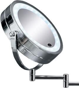 Kleine Wolke LED Mirror kosmetické zrcátko 29x36 cm kulatý s osvětlením 8487124886