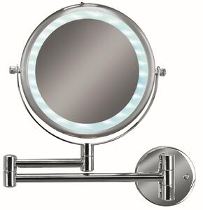 Kleine Wolke LED Mirror kosmetické zrcátko 42.7x42.7 cm kulatý s osvětlením 8428124886
