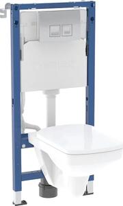 Geberit Duofix Basic wc souprava s mísou, sedátkem a tlačítkem 118.340.21.3