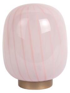 Světle růžová stolní lampa se skleněným stínidlem (výška 20 cm) Summer Globe – Leitmotiv