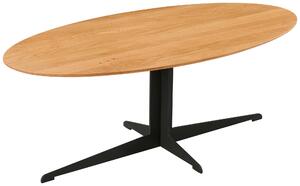 KONFERENČNÍ STOLEK, přírodní barvy, černá, dřevo, kov, 120/60/44,5 cm Livetastic - Konferenční stolky, Online Only