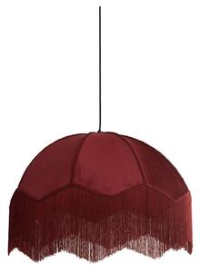 Vínové závěsné svítidlo s textilním stínidlem ø 50 cm Malacia – Light & Living