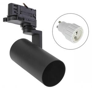 Lištové svítidlo MADARA MINI II GU10 250V IP20 56,5x121x172mm černé