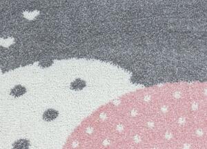 Dětský kusový koberec Bambi 820 pink - 80 x 150 cm