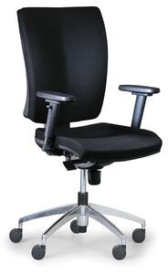 Antares Kancelářská židle LEON PLUS, černá, ocelový kříž