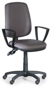 Kancelářská židle ATHEUS s područkami, šedá