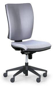 Kancelářská židle LEON PLUS, šedá, bez područek