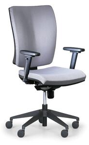 Antares Kancelářská židle LEON PLUS, šedá, s područkami