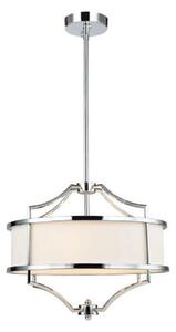 Open Design OR80902- Lustr na tyči STESSO 4xE27/15W/230V pr. 42 cm l. chrom/bílá