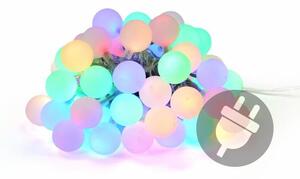 Nexos Zahradní párty osvětlení - venkovní 50 LED pastelové barvy