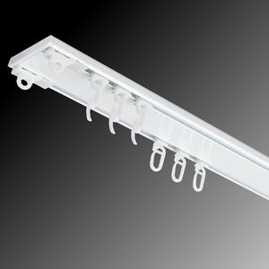 URBÁNEK Záclonové kolejnice AL589 - 148,5 cm, Standard + šnek