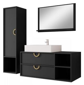 Koupelnový nábytek Gewiro, Barva: ořech warmia, Sifon k umyvadlu: ne, Umyvadlo: ne, Baterie: ne 5903211461187