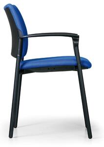 Konferenční židle ROCKET s područkami, modrá