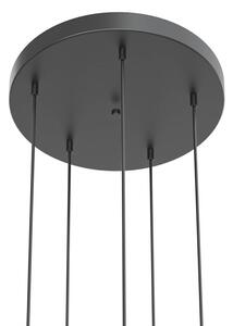 Open Design OR85518 - LED Lustr na lanku BOLICINA 5xLED/5W/230V zlatá/černá