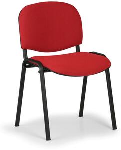 Antares Konferenční židle VIVA, černé nohy, červená