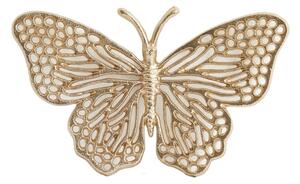Kovová nástěnná dekorace 26x16 cm Butterfly – Light & Living