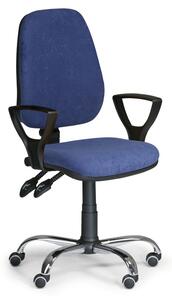 EUROSEAT Kancelářská židle COMFORT s područkami, modrá