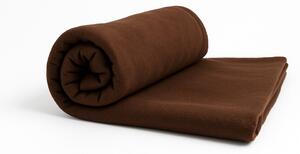 Jahu Deka fleece uni 150 x 200 cm Barva: tmavě hnědá