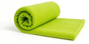 Jahu Deka fleece uni 150 x 200 cm Barva: limetka