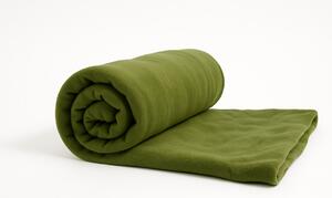 Jahu Deka fleece uni 150 x 200 cm Barva: olivová