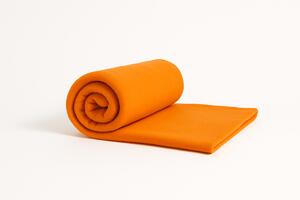 Jahu Deka fleece uni 150 x 200 cm Barva: oranžová