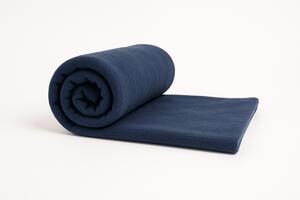 Jahu Deka fleece uni 150 x 200 cm Barva: tmavě modrá