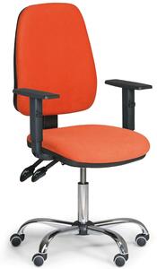 EUROSEAT Kancelářská židle ALEX, oranžová