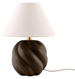 Stolní lampa Globen Lighting, DAHLIA, Béžová, Obývací pokoj, Tkanina / Textil