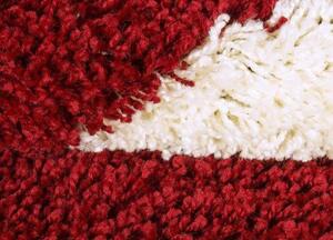 Dětský kusový koberec Fun kruh 6001 red - průměr 100 cm