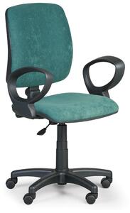 EUROSEAT Kancelářská židle TORINO II s područkami, zelená