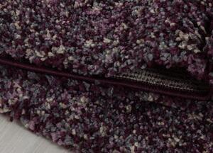 Kusový koberec Enjoy Shaggy 4500 lila - 60 x 110 cm