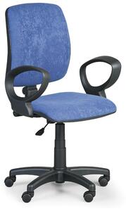 EUROSEAT Kancelářská židle TORINO II s područkami, modrá