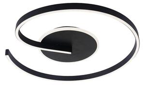 LED Stropní svítidlo LORENZO LED/22W/230V pr. 50 cm černá