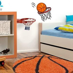 Dětský kusový koberec Fun kruh 6002 orange - průměr 100 cm